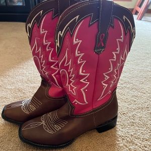 Cowboy boots breast cancer